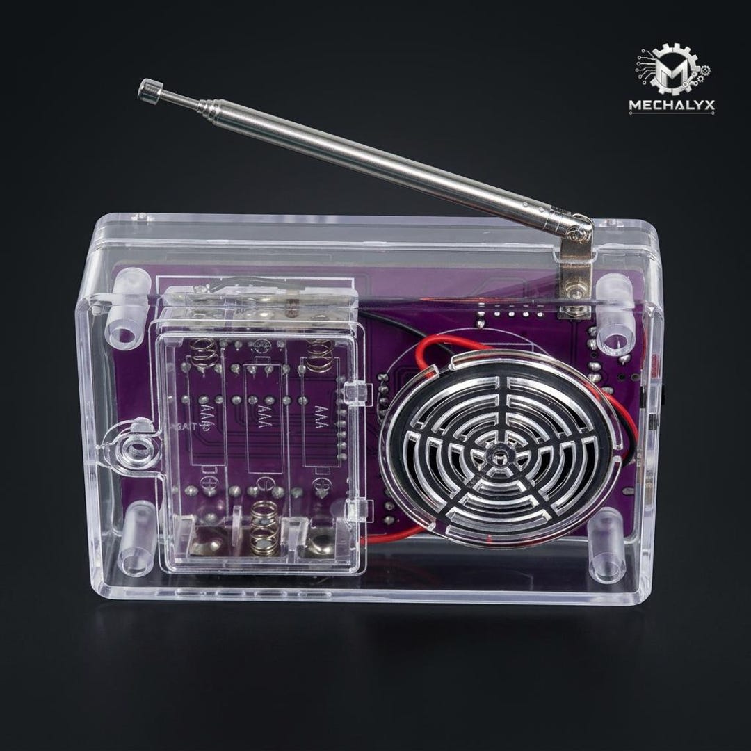 FM Radio Kit, DIY Electronic Project, Adjustable Frequency 87