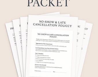 Editable Clinic Policies Packet – Medical Office Templates (Canva)