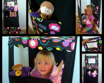 Puppet Theater e-pattern. Store away when not using.