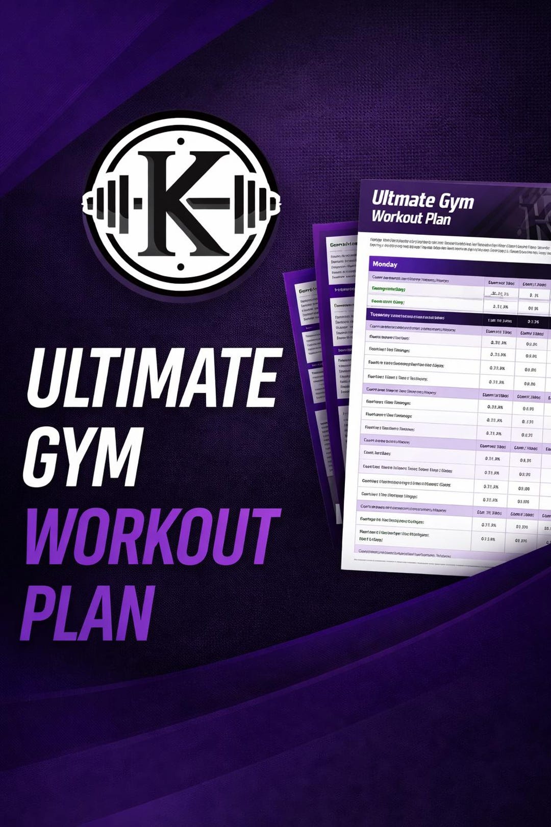 12 Week Gym Workout Plan | Hypertrophy, Muscle Building, Strength ...