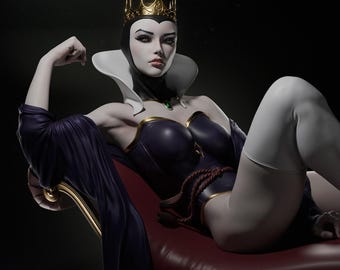 Mirror Queen | 3D Resin Print Figure | Collectible Unpainted Statue | Game Character Model Kit