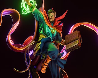 Multiverse Sorcerer | 3D Resin Print Figure | Collectible Unpainted Statue | Game Character Model Kit