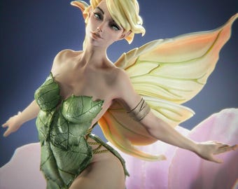 Tiny Forest Fairy | 3D Resin Print Figure | Collectible Unpainted Statue | Game Character Model Kit