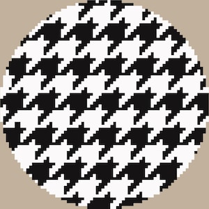 Houndstooth Needlepoint Mönster