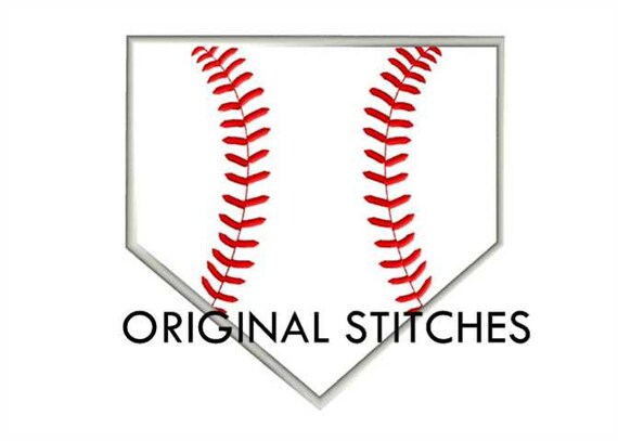 Baseball Bat Applique 5 Sizes Embroidery Digital Design File 4x4 5x7 6x10 7x11 8x12