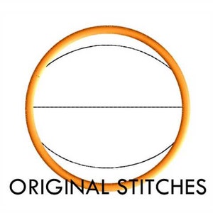 Basketball Applique 6 Sizes Machine Embroidery Digital Design File  4x4 5x7 6x10 7x11 8x12