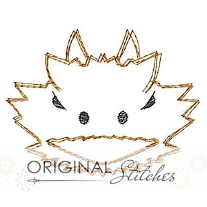 Quick Stitch Horned Frog Embroidery Digitized Digital Design File 4x4 5x7 6x10 8x12