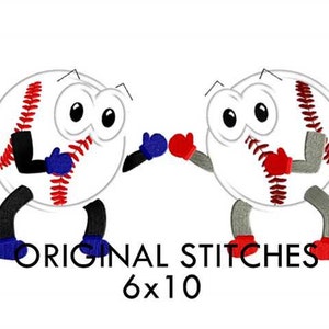 House Divided Baseball Applique Machine Embroidery Digital Design File  4x4 5x7 6x10