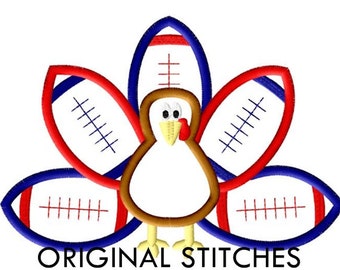 Fútbol Turquía Applique y bordado Digital diseño de archivo 4 x 4 5 x 7 6 x 10