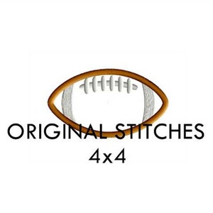 SALE Football Applique and Embroidery Digital Design File 4x4 5x7 6x6 6x10 image 3