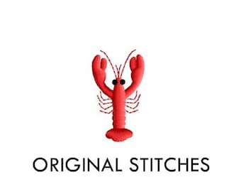 Crawfish Crayfish Mini Machine Embroidery Digital Design File