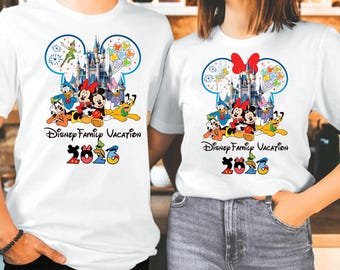 Disney Familie Urlaub Tshirt, Disney passendes T-Shirt, Disney 2026 Familie Urlaub Top, Micky Maus Freunde 2026 Tshirt, Disney Urlaub Shirt
