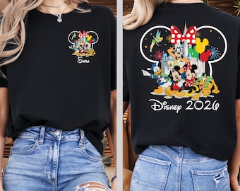 Custom Disney 2026 Name Shirt, Disney Family Matching Top, Disney Magic Kingdom Tshirt, Disney 2026 Lover Shirt, Disney Trip Party Shirt