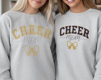 Felpa Cheer Mom Design / Maglietta da Cheerleading SVG PNG (Download digitale)