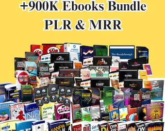 900K+ EBook PLR MRR Bundle: Resell & Profit - 100+ Genres