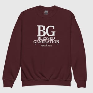 Blessed Generation Youth Sweatshirt – Christian Gift for Kids & Teens