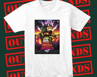 Vintage 1992 Nike Barkley Vs Godzilla Kids T-shirt (size 8-10y