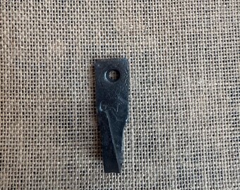 Ganchos forjados a mano.