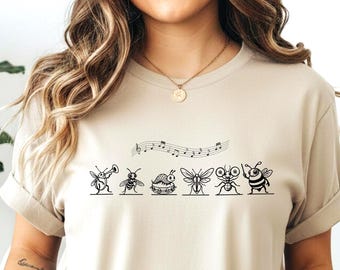 Vintage Insect Music Graphic Tee