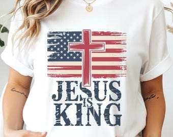 Jesus Is King Shirt, Christian Tee Gift