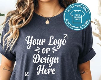Comfort Colors® Custom Logo Design Shirts, Personalized Logo Design Shirt, Custom Design Shirt, Brand Logo T Shirt, Team Logo Shirt