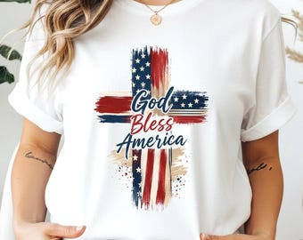 God Bless America Tshirt, USA 250th Anniversary Shirt, 4th July Tee, USA 250th Anniversary Independence Day Shirts