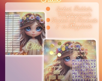 Chloe- 2-er Klappkarte