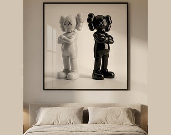 Kaws Wall Art,Printable Wall Art,Hypebeast Decor,Digital Download