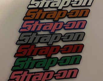 Strap-on Tool Box Badge Mac tool, Snap on, 3D Printed Tool Box Accessory | Garage Humor Gift for Mechanics, Car Guys & DIYers