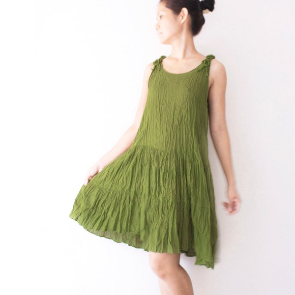 Summer Fresh Dress in Green