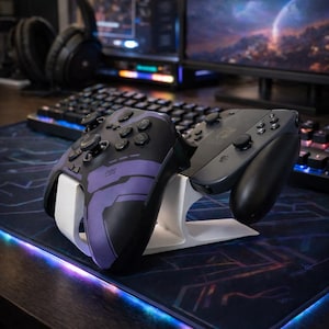 Double Controller Stand | Universal Game Controller Holder | Minimalist Desk Organizer | Gamer Gift