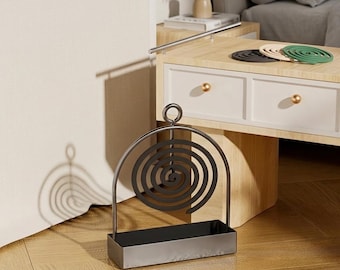 1 Mosquito Coil Holder, Sandalwood Holder, Metal Material, Suitable for Hanging Mosquito Coils or Sandalwood Decorating Living Room/Bedroom
