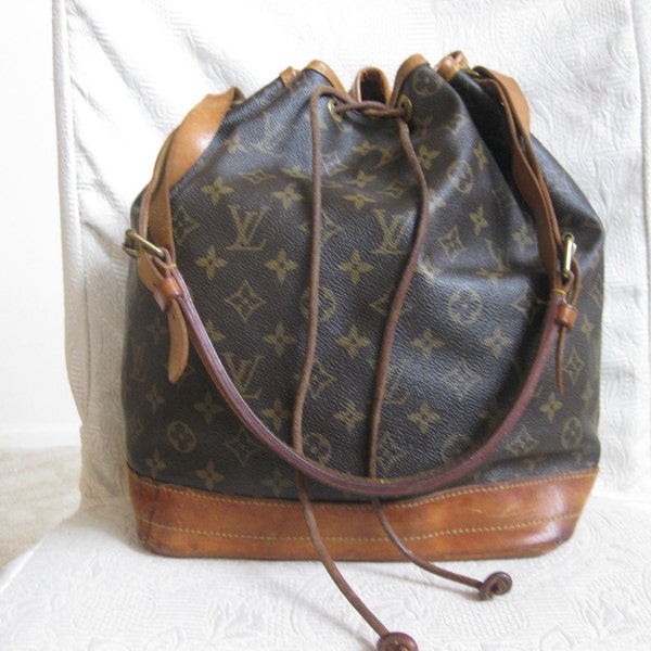 Authentic Louis Vuitton Mongram Large Noe Vintage Duffle Bag