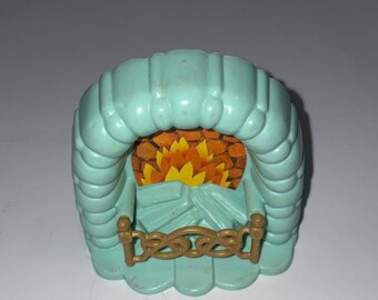 vintage 1984 Mattel She-Ra: Princess of Power Crystal Castle fireplace