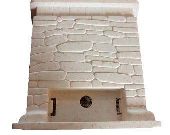 BARBIE GLAMOUR HOUSE 1984 Replacement Stone Fireplace Mattel