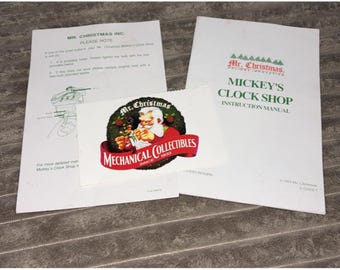 Instrucciones para piezas de repuesto *únicamente* para Disney Mickey's Clock Shop