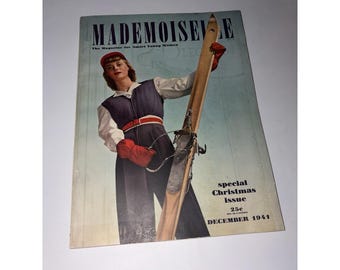 Mademoiselle Magazine December 1941 Special Christmas Issue