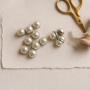 Magnetic Veil Weights for Wedding Veils - Set of 10 Pairs - No Damage Pearl Weights - Outdoor Wedding Accessories - Bridal Veil Holders