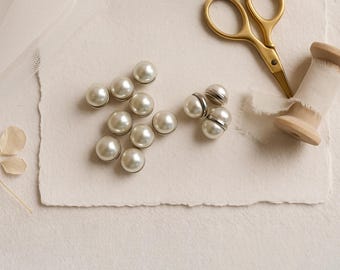 Magnetische sluiergewichten voor bruidssluiers - Set van 10 paar - Parelgewichten zonder schade - Bruiloftaccessoires voor buiten - Bruidssluierhouders