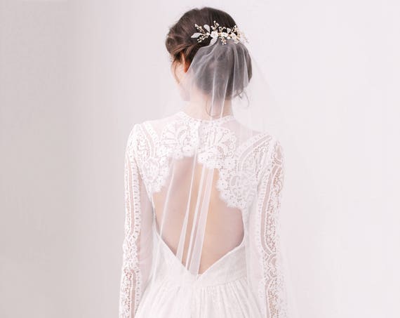 Barely there wedding veil Clearance