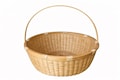 Handwoven Bamboo Handle Basket | Natural Woven Market Basket, Rustic Kitchen Decor product logo