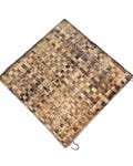 Handwoven Banana Leaf Wall Art Panel | Natural Checkered Woven Decor, Rustic Boho Home Accent product logo