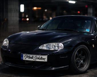 Support de plaque d'immatriculation en acier inoxydable pour Miata NA/NB