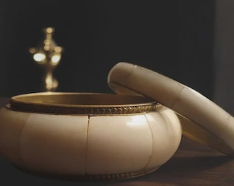 Latón y Hueso - Pulseras Ornamentales