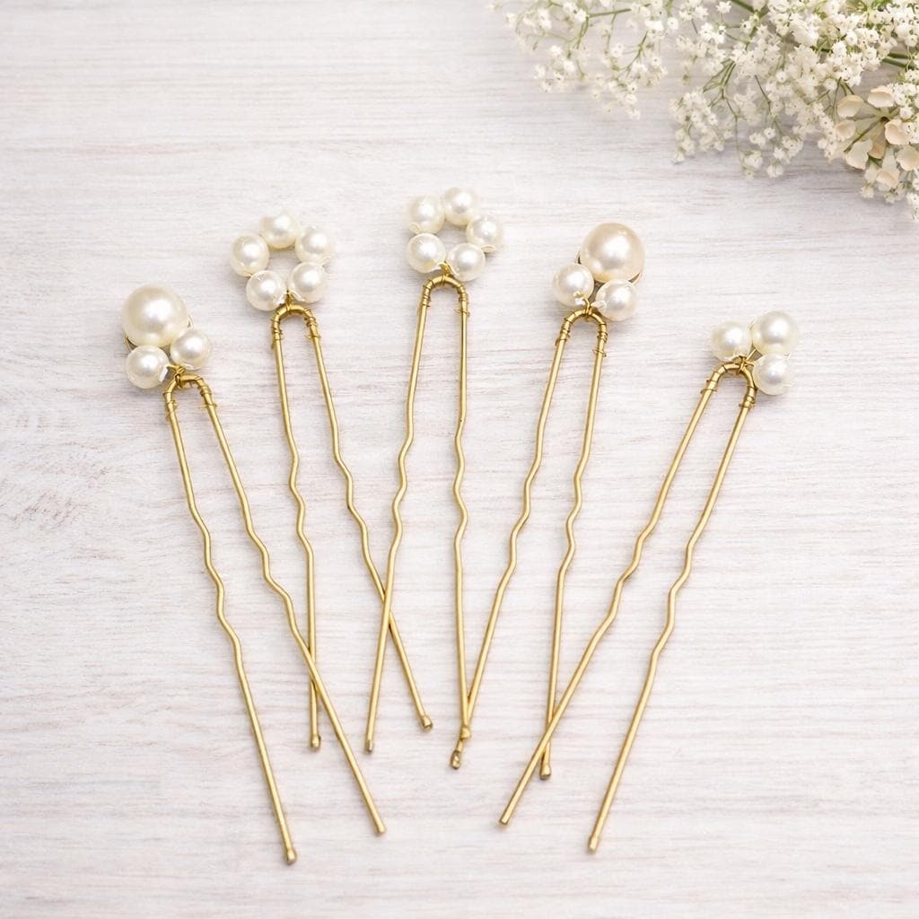 4 accessori per capelli da sposa per donna, forcine per capelli