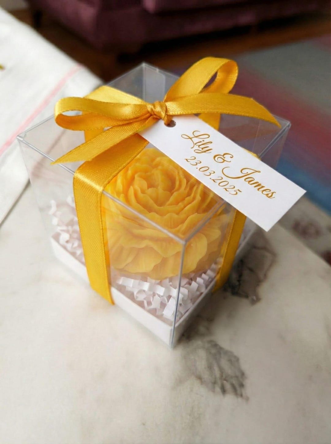 Luxury Wedding Favors,wedding Favors for Guests in Bulk,peony Candle ...