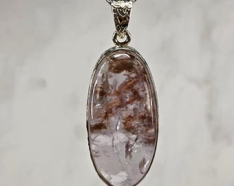 Natural Ametrine Pendant | Custom Sterling Silver Setting | One of a Kind Jewelry