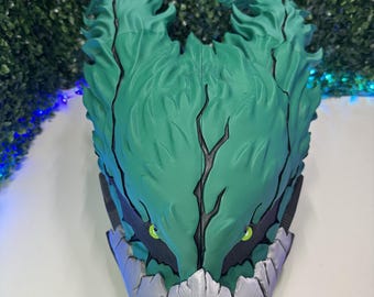 Maschera ispirata a Deku di My Hero Academia.