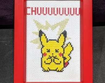 Pikachu Charge Cross Stitch Pattern