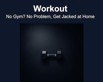 6 Wochen Hantel Trainingsplan PDF, Heim Trainingsprogramm, Muskelaufbau Handbuch, Ganzkörper Krafttraining, Minimal Geräte Fitness Plan